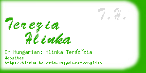 terezia hlinka business card